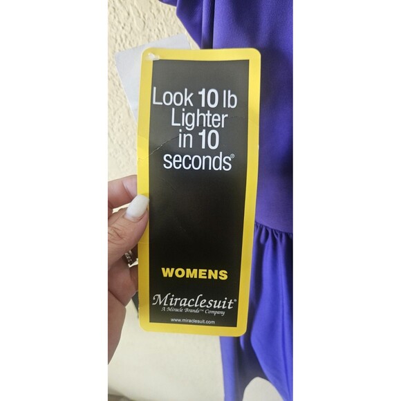 Miraclesuit Women's Plus Size One Piece Swimsuit Dress - Size: 20 NWT - Picture 5 of 5